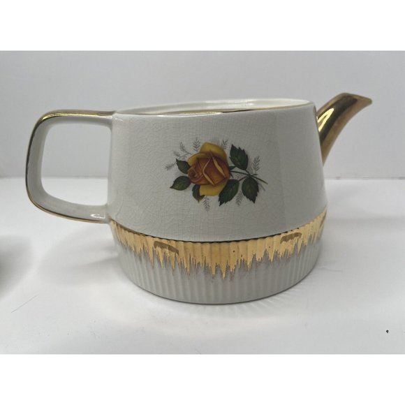 Vintage Gibson teapot strathsford England Floral Pattern Tea Coffee Hand Paint - Picture 7 of 14